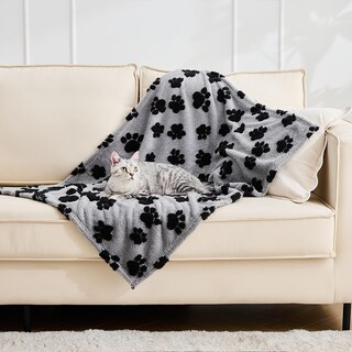 Foto 1 | Foto 1 | Manta Para Perro Weils 76 X 102 Cm 280 G/m² Forro Polar Color Coral Patas Negras - Venta Internacional.