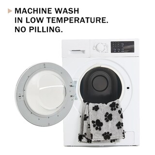 Foto 6 | Foto 6 | Manta Para Perro Weils 76 X 102 Cm 280 G/m² Forro Polar Color Coral Patas Negras - Venta Internacional.