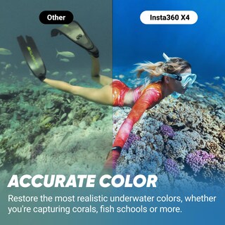 Foto 5 | Foto 5 | Cámara De Acción 360 Insta360 X4 Invisible Dive 8k A Prueba De Agua - Venta Internacional.