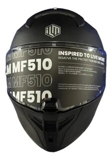 Foto 3 | Foto 3 | Casco Moto Integral Ilm Mf510 Negro Mate Dot Moteros
