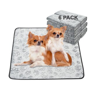 Foto 1 | Foto 1 | Almohadillas Reutilizables Para Cachorros Qeils Paquete De 6 Unidades Antideslizantes 76 X 86 Cm - Venta Internacional.