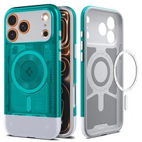 Funda Spigen Para Iphone 17 Pro Max Classic C1 Magfit Tpu Bondi Blue - Venta Internacional.