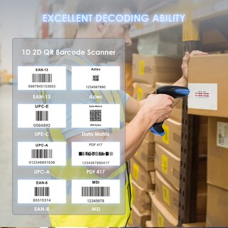 Foto 7 | Foto 7 | Escáner De Código De Barras Eyoyo 2d Bluetooth Inalámbrico 2500 Mah - Venta Internacional.