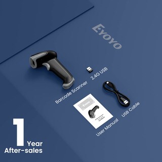 Foto 3 | Foto 3 | Escáner De Código De Barras Eyoyo 2d Bluetooth Inalámbrico 2500 Mah - Venta Internacional.