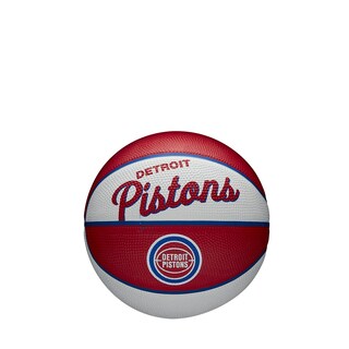 Foto 1 | Foto 1 | Baloncesto Wilson Equipo De La Nba Estilo Retro Mini Detroit Pistons - Venta Internacional.