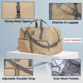 Foto 4 | Foto 4 | Bolsa De Viaje Lucky Brand 85 L Plegable Para Viaje Y Gimnasio 71 X 33 X 38 Cm - Venta Internacional.