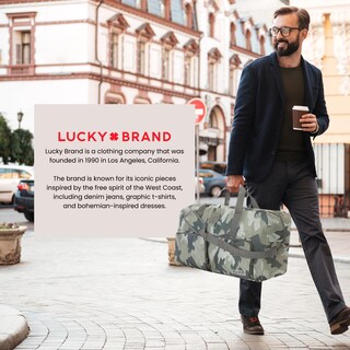Foto 6 | Foto 6 | Bolsa De Viaje Plegable Lucky Brand 85 L Con Diseño De Camuflaje 71 X 33 X 38 Cm - Venta Internacional.