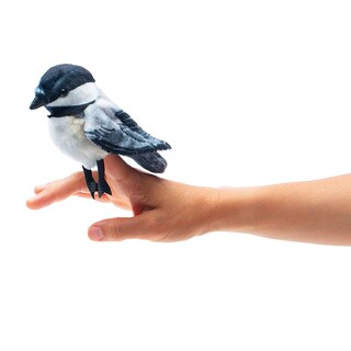Foto 4 | Foto 4 | Finger Puppet Folkmanis Mini Chickadee Blanco/negro/gris - Venta Internacional.