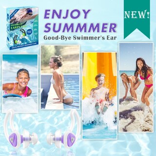 Foto 7 | Foto 7 | Tapones Para Los Oídos Hearprotek Swimming 2 Pares De Silicona Impermeables - Venta Internacional.