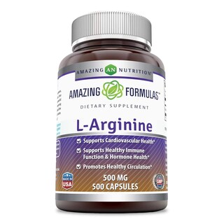 Foto 1 | Foto 1 | Suplemento De L-arginina Amazing Nutrition 500 Mg 500 Cápsulas - Venta Internacional.