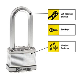Foto 2 | Foto 2 | Padlock Master Lock M5xqlj Magnum Heavy Duty Outdoor Paquete De 4 - Venta Internacional.