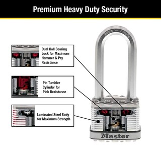 Foto 5 | Foto 5 | Padlock Master Lock M5xqlj Magnum Heavy Duty Outdoor Paquete De 4 - Venta Internacional.