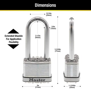 Foto 6 | Foto 6 | Padlock Master Lock M5xqlj Magnum Heavy Duty Outdoor Paquete De 4 - Venta Internacional.