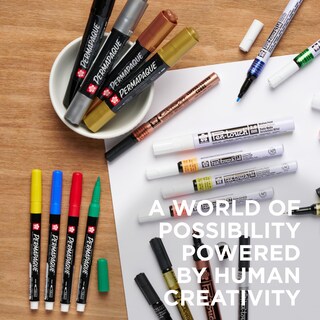 Foto 7 | Foto 7 | Marcadores De Pintura Sakura Permapaque Doble Punta 1 2 Y 5 5 Mm Paquete De 4 - Venta Internacional.