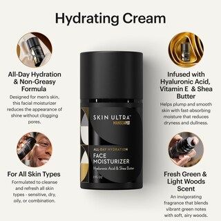 Foto 2 | Foto 2 | Crema Hidratante Facial Manscaped Skin Ultra™ Con Ácido Hialurónico 60 Ml - Venta Internacional.