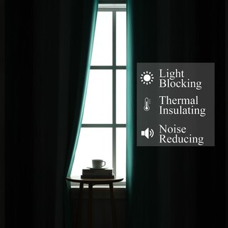 Foto 3 | Foto 3 | Cortina Estelar Textiler 132 X 183 Cm Azul Marino Verde Azulado Opaco - Venta Internacional.