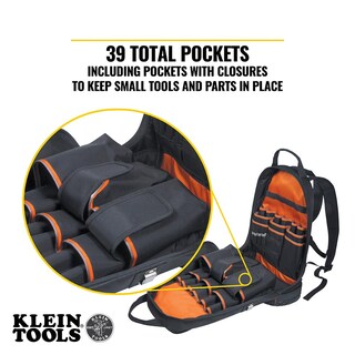 Foto 3 | Foto 3 | Kit De Mochila Klein Tools Tradesman Pro De 39 Bolsillos Con Cuchillo - Venta Internacional.