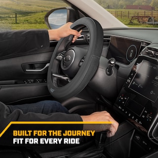 Foto 3 | Foto 3 | Funda De Volante Cat Easywrap De Piel Sintética Negra De 15 Cm - Venta Internacional.