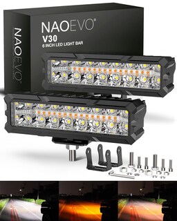 Foto 1 | Foto 1 | Barra De Luces Led Naoevo De 6 Pulgadas 50 W 3700 Lm Combinación Spot & Flood 2 Unidades - Venta Internacional.
