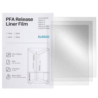 Foto 1 | Foto 1 | Lámina Pfa Release Liner Elegoo Saturn 4 Ultra 3 Unidades 27 X 18 Cm - Venta Internacional.