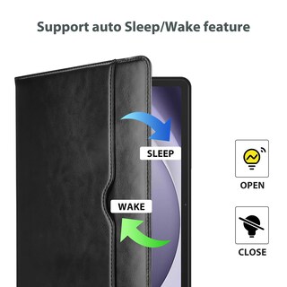 Foto 6 | Foto 6 | Funda Para Tableta Procase Galaxy Tab A9 Plus De Piel Sintética De 11 Pulgadas Color Negro - Venta Internacional.