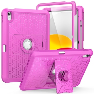 Foto 1 | Foto 1 | Funda Moko Para Ipad 11ª Y 10ª Generación 11/10 9 Pulgadas A Prueba De Golpes Roja - Venta Internacional.