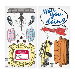 Foto 6 | Foto 6 | Calcomanías De Pared Para Programas De Tv De Paladone Friends Más De 20 Piezas - Venta Internacional.