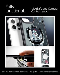 Foto 7 | Foto 7 | Funda Spigen Para Iphone 16 Pro Ultra Hybrid C11 Navigator - Venta Internacional.