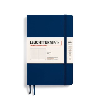 Foto 1 | Foto 1 | Libreta Leuchtturm1917 B6+ Tapa Blanda Punteada Azul Marino 123 Páginas - Venta Internacional.
