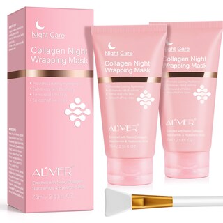 Foto 1 | Foto 1 | Mascarilla Nocturna Con Colágeno Nifeishi 75 Ml 2 Unidades Hidratante - Venta Internacional.