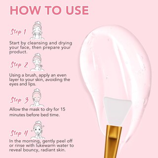 Foto 4 | Foto 4 | Mascarilla Nocturna Con Colágeno Nifeishi 75 Ml 2 Unidades Hidratante - Venta Internacional.