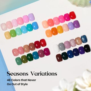 Foto 3 | Foto 3 | Set De Esmaltes De Uñas Beetles Gel Polish 48 Colores Con Kit De Capas - Venta Internacional.