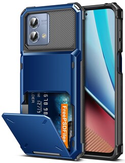 Foto 1 | Foto 1 | Funda Tipo Cartera Cooya Para Moto G Stylus 2023 Azul Doble Capa - Venta Internacional.
