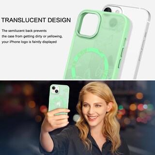 Foto 5 | Foto 5 | Funda Magnética Para Iphone 15 Plus Bentoben Con Estampado De Mariposas - Venta Internacional.