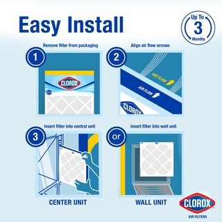 Foto 3 | Foto 3 | Filtro De Aire Clorox 46x51x2 Merv 11 Plisado Hvac Paquete De 4 - Venta Internacional.