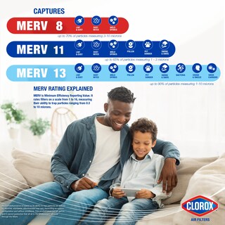 Foto 4 | Foto 4 | Filtro De Aire Clorox 46x51x2 Merv 11 Plisado Hvac Paquete De 4 - Venta Internacional.