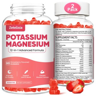 Foto 1 | Foto 1 | Paquete De 2 Gomitas De Potasio Y Magnesio Zetelixia Con Omega-3 - Venta Internacional.