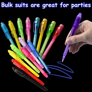 Foto 5 | Foto 5 | Bolígrafos De Tinta Invisible Igeekid Paquete De 24 Con Luz Negra Uv Espía - Venta Internacional.