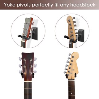 Foto 6 | Foto 6 | Soporte Para Guitarra Snigjat Soporte De Pared De Madera Dura Paquete De 4 Unidades Giratorio - Venta Internacional.