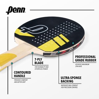 Foto 5 | Foto 5 | Juego De Palas De Tenis De Mesa Penn Para 4 Jugadores Con Pelotas Y Bolsas - Venta Internacional.
