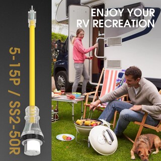 Foto 6 | Foto 6 | Cable Adaptador Rv Tooliom 15a A 50a Nema 5-15p Macho A Ss2-50r - Venta Internacional.