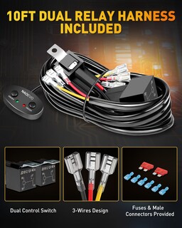 Foto 6 | Foto 6 | Barra De Luces Led Naoevo 12 Pulgadas 300 W Combinación Spot-flood Blanco Y Ámbar - Venta Internacional.