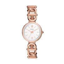 Reloj Fossil Carlie Es5273 Oro Rosa 30 Mm Cuarzo - Venta Internacional.