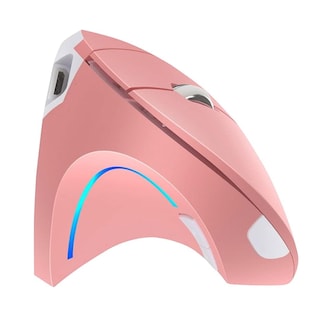 Foto 4 | Foto 4 | ''ratón Vertical Inalámbrico Recargable Ergonómico De 2 4 Genérica C18 Rosa Lab.g ''