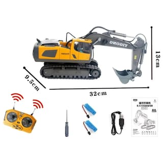 Foto 2 | Foto 2 | Juguete Maquina Retro Excavadora Auto Control Remoto Blanco