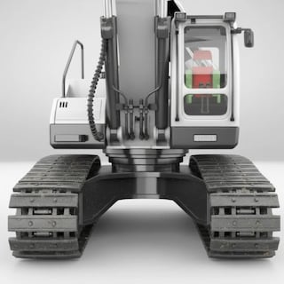 Foto 5 | Foto 5 | Juguete Maquina Retro Excavadora Auto Control Remoto Blanco