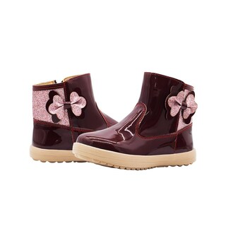 Foto 1 | Foto 1 | Botin Ninos 1705 Charol Cereza Para Niña Cómodas Rojo