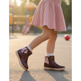 Foto 2 | Foto 2 | Botin Ninos 1705 Charol Cereza Para Niña Cómodas Rojo