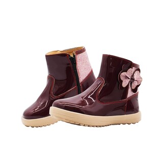 Foto 5 | Foto 5 | Botin Ninos 1705 Charol Cereza Para Niña Cómodas Rojo