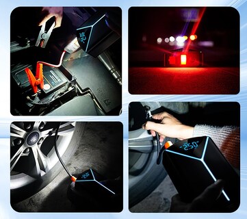 Foto 4 | Foto 4 | Arrancador De Batería De Auto Inflador 150psi Lab.g Plata